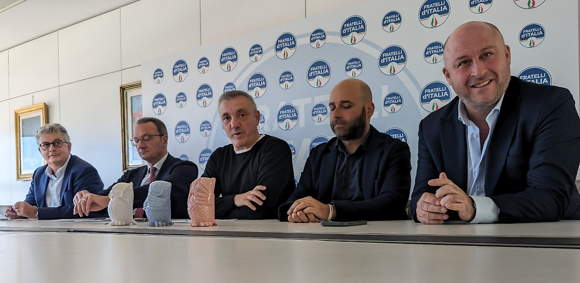 La conferenza stampa di Fratelli d'Italia