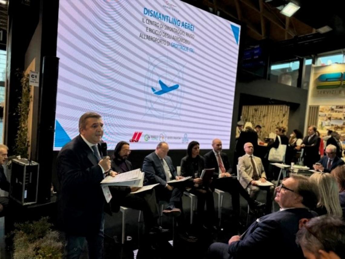 La conferenza stampa di presentazione del progetto a "Ecomondo Rimini"