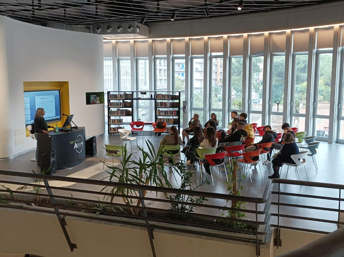 Il percorso laboratoriale avviato nei giorni scorsi alla biblioteca Acclavio