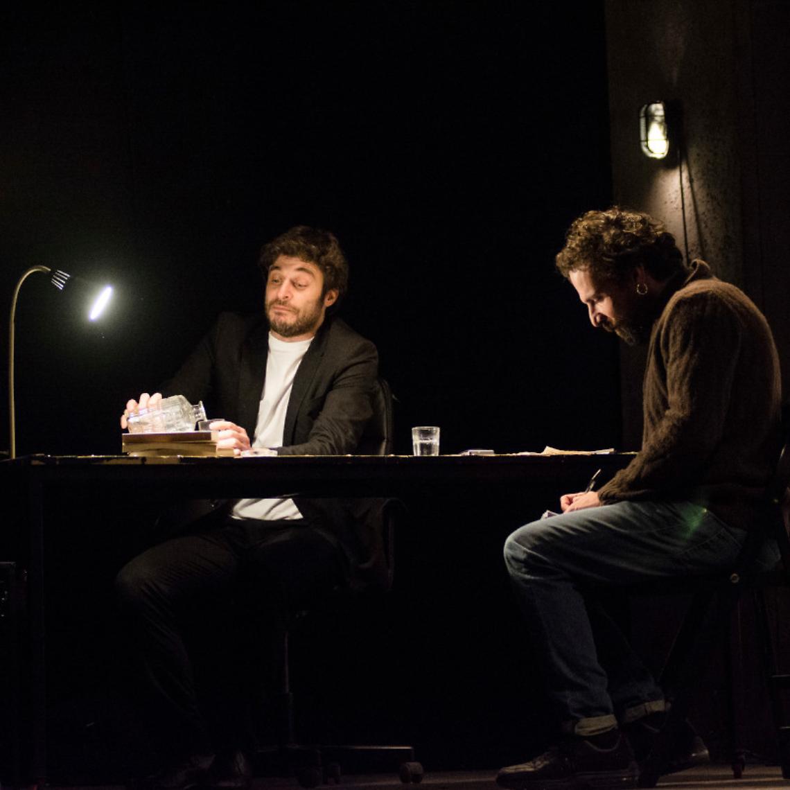 Lino Guanciale e Francesco Montanari in una foto di scena