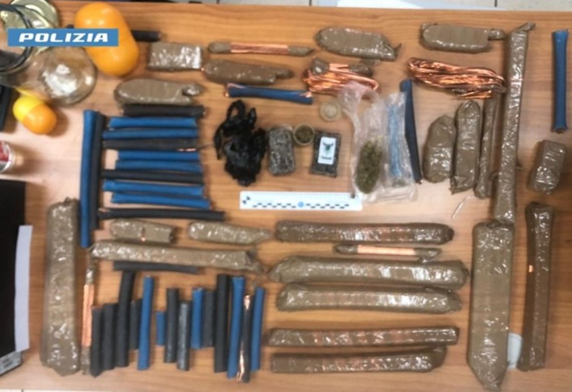 La droga sequestrata