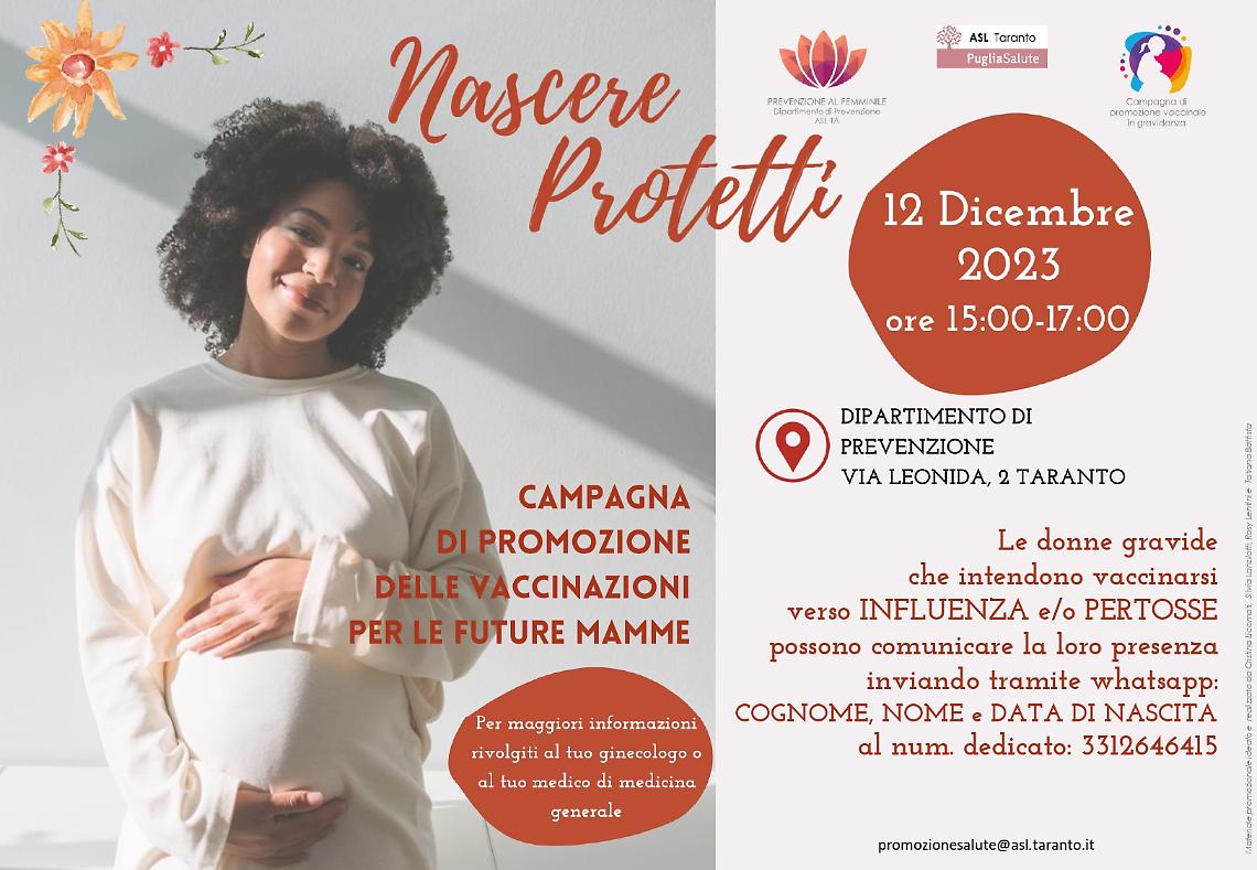 La campagna di sensibilizzazione delle vaccinazioni in gravidanza