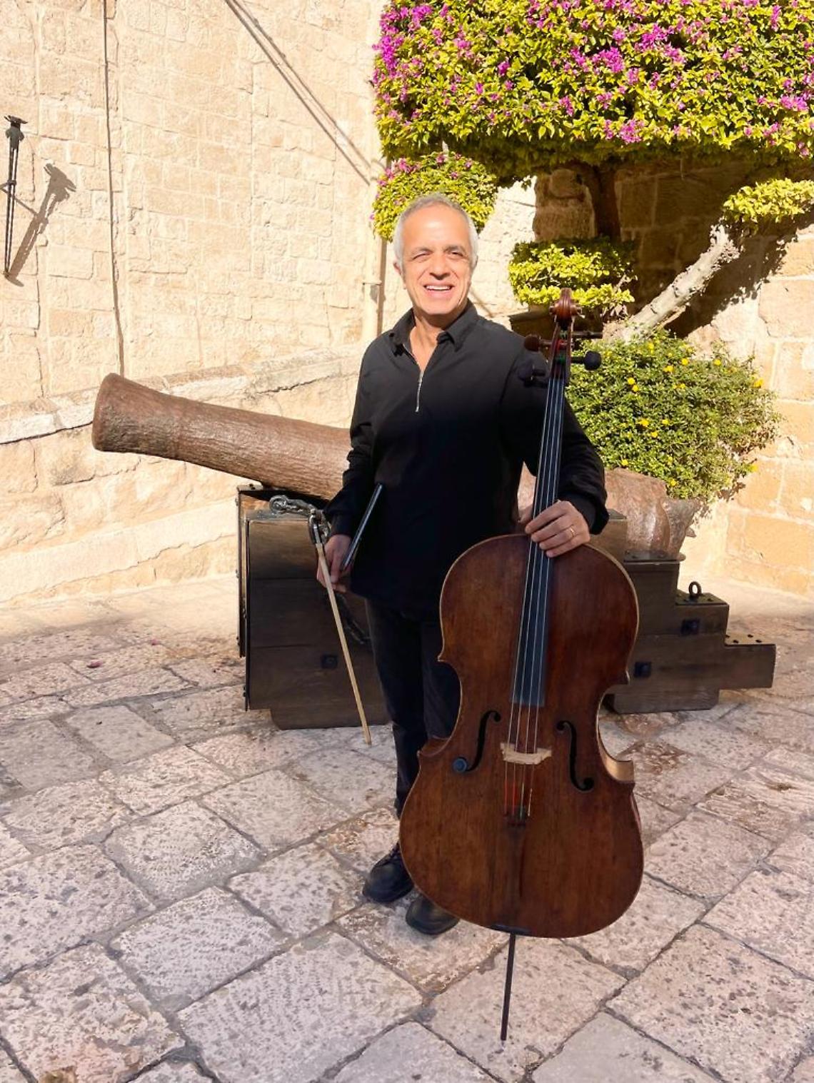 Giovanni Sòllima al Castello Aragonese (foto Matteo Dusconi)