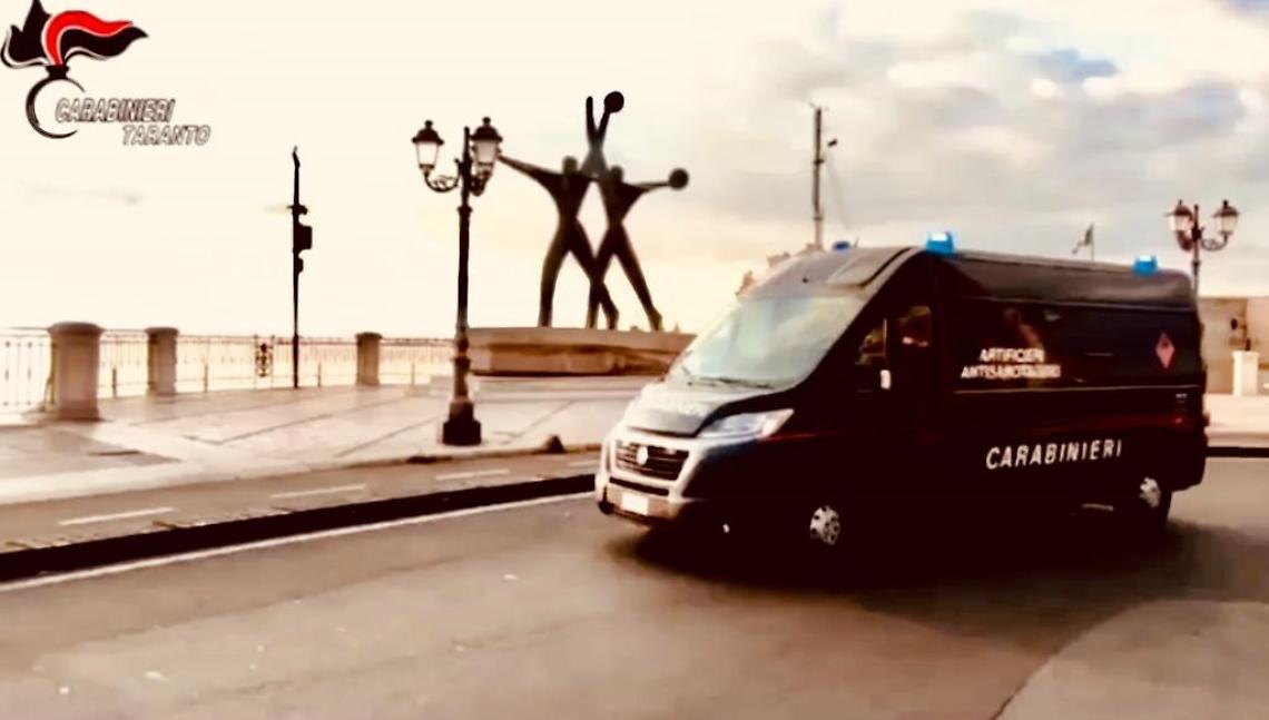 I carabinieri del Nucleo Artificieri