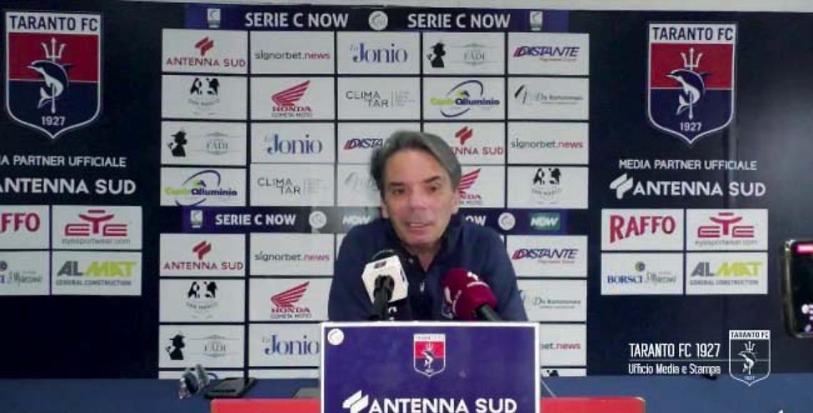 Ezio Capuano, allenatore del Taranto