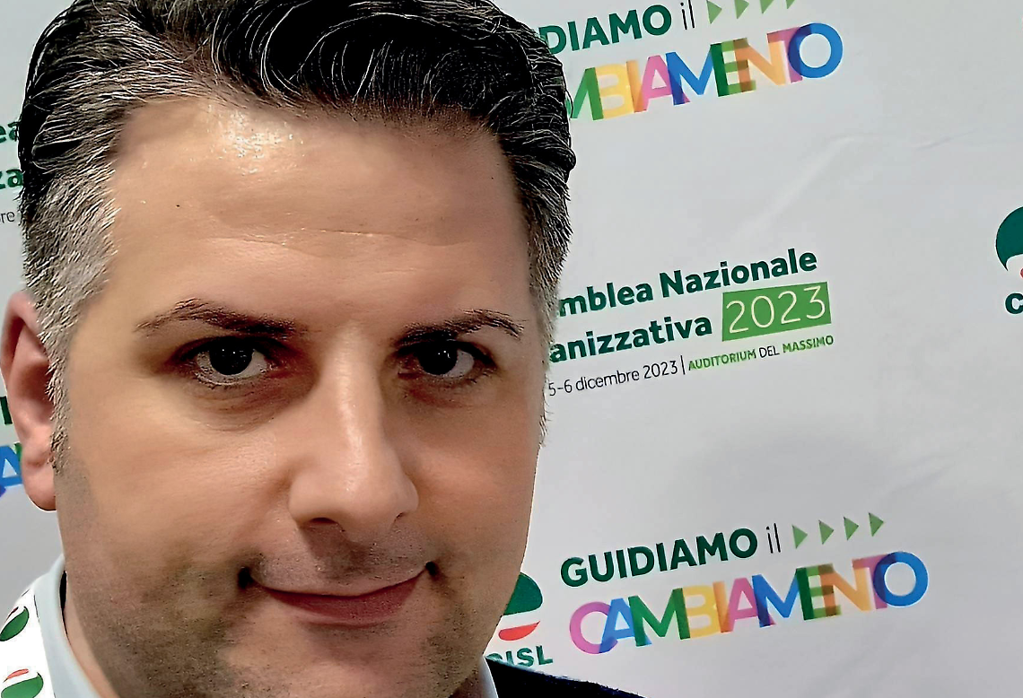 Fabio Ligonzo segretario aziendale della Cisl Fp del Comune di Taranto