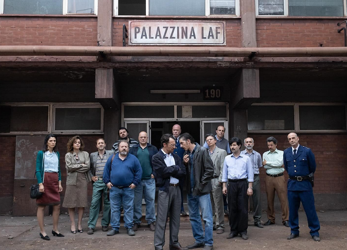Palazzina Laf: il cast del film di Rindino