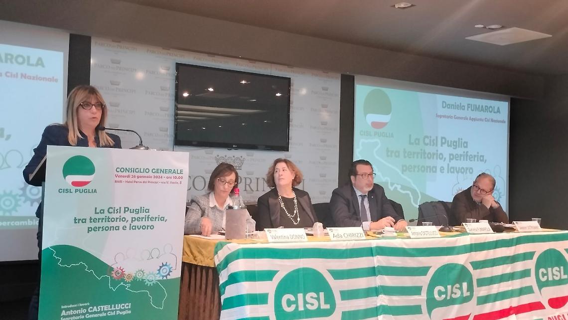Consiglio Generale Cisl Puglia