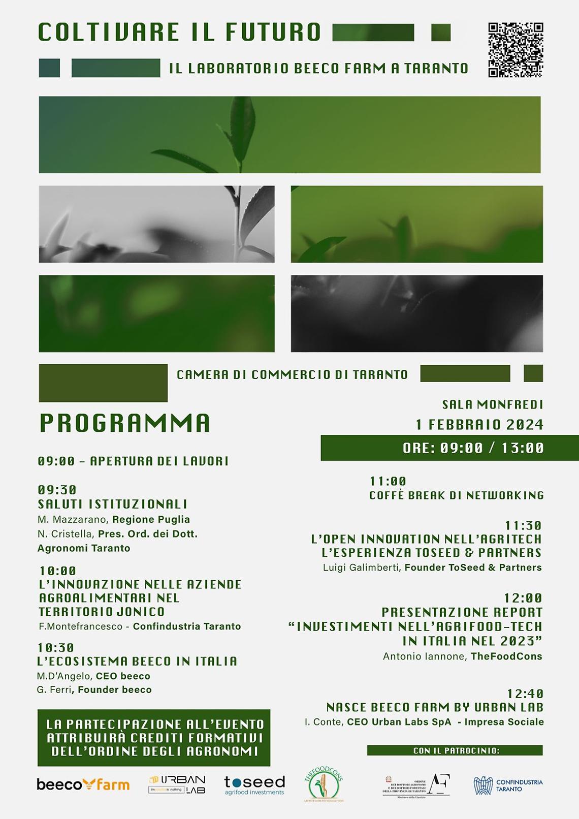 Il convegno su "Coltivare il futuro"