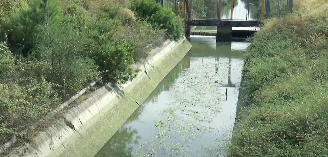 Un canale per l'irrigazione