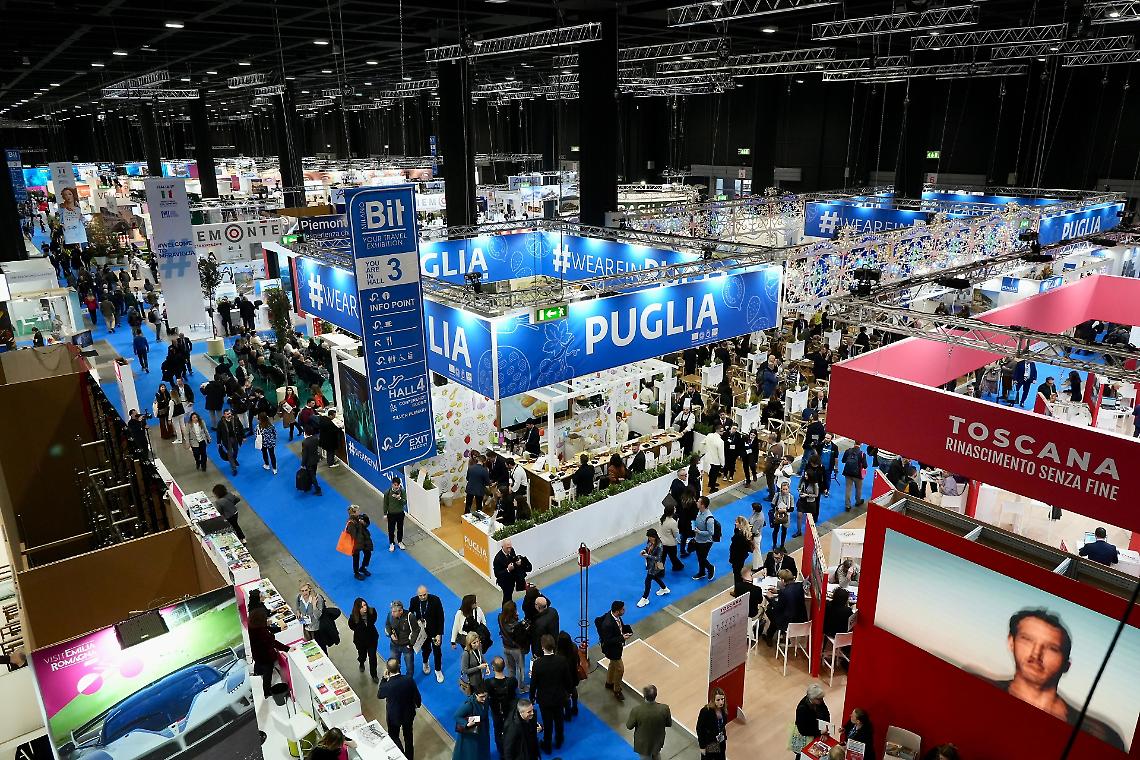 Lo stand della Puglia alla Bit di Milano 2024