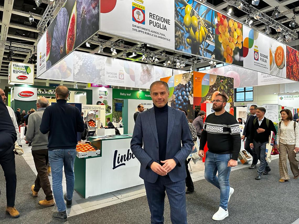 Luca Lazzàro al Fruit Logistica 2024 di Berlino