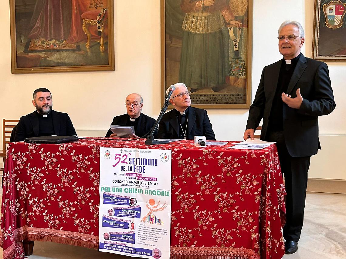 Presentata la Settimana della Fede 2024