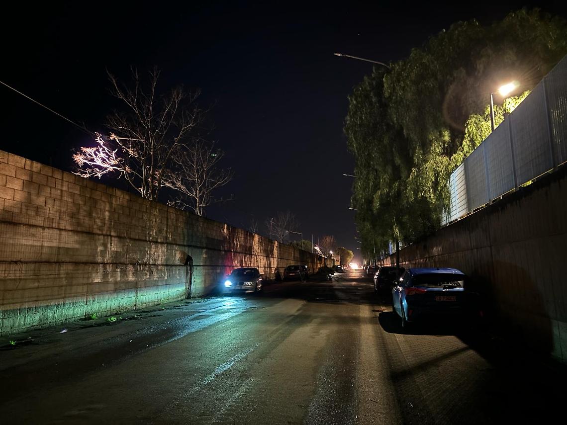 Scarsa illuminazione della zona industriale di Taranto