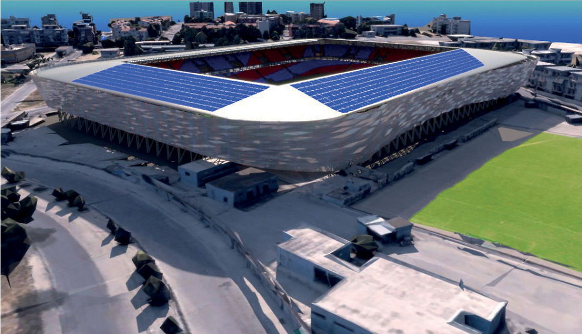 Il nuovo stadio Iacovone