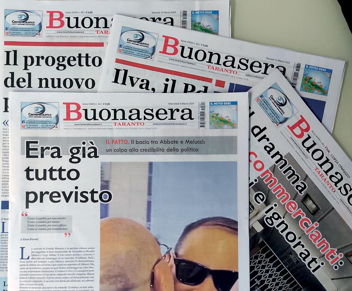 Alcune edizioni di Buonasera