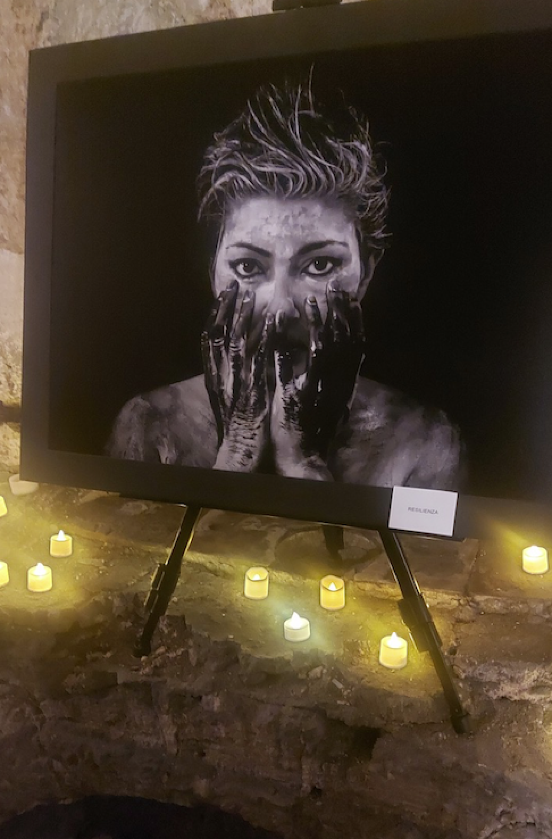 Una delle opere realizzate da Rossella De Gregorio