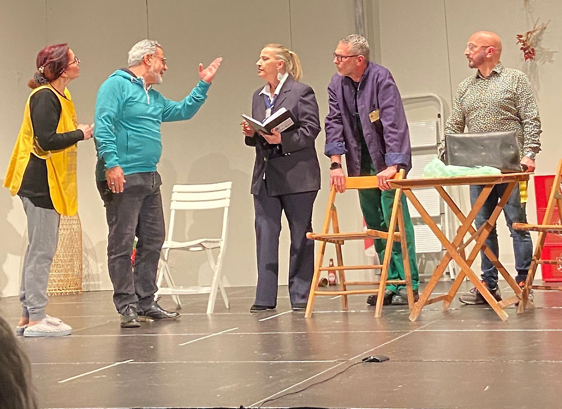 Il Gruppo Teatro San Giuseppe in una foto di  repertorio