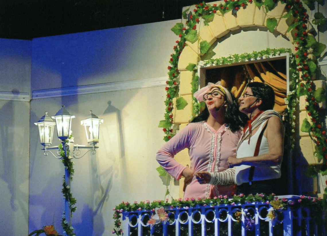 La Compagnia "Lino Conte" in una foto di scena