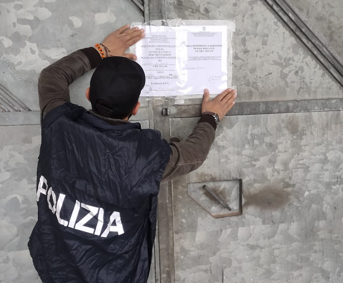 Sigilli ad una autofficina