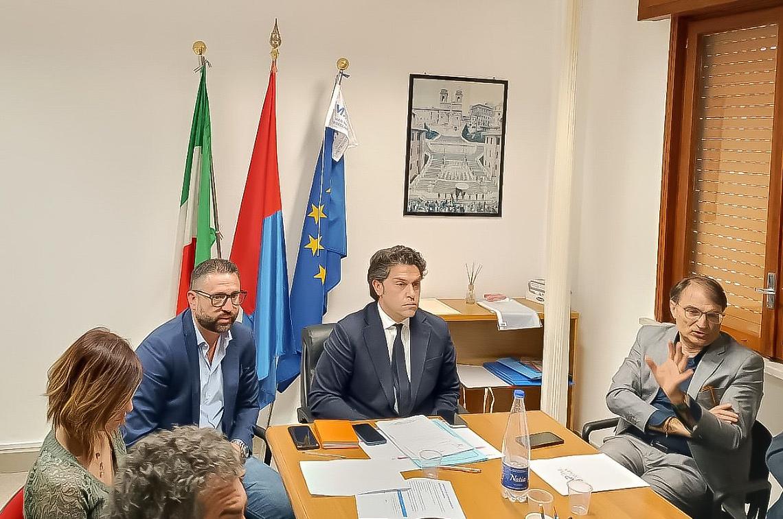 Un momento dell'incontro 