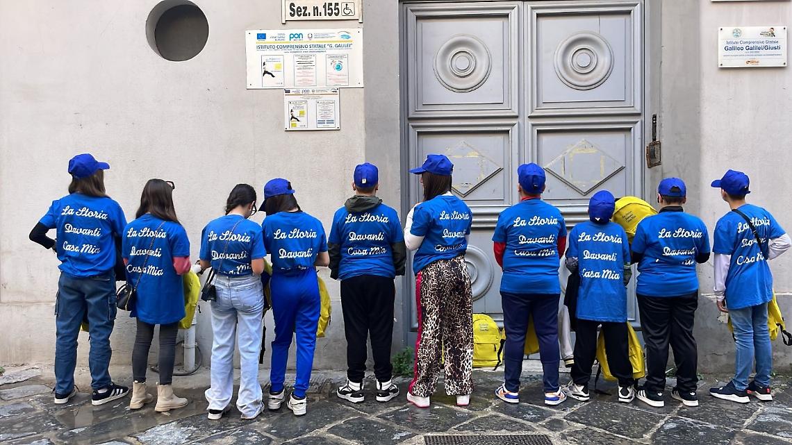 Gli studenti dell'Istituto "Galilei" guide in Città Vecchia