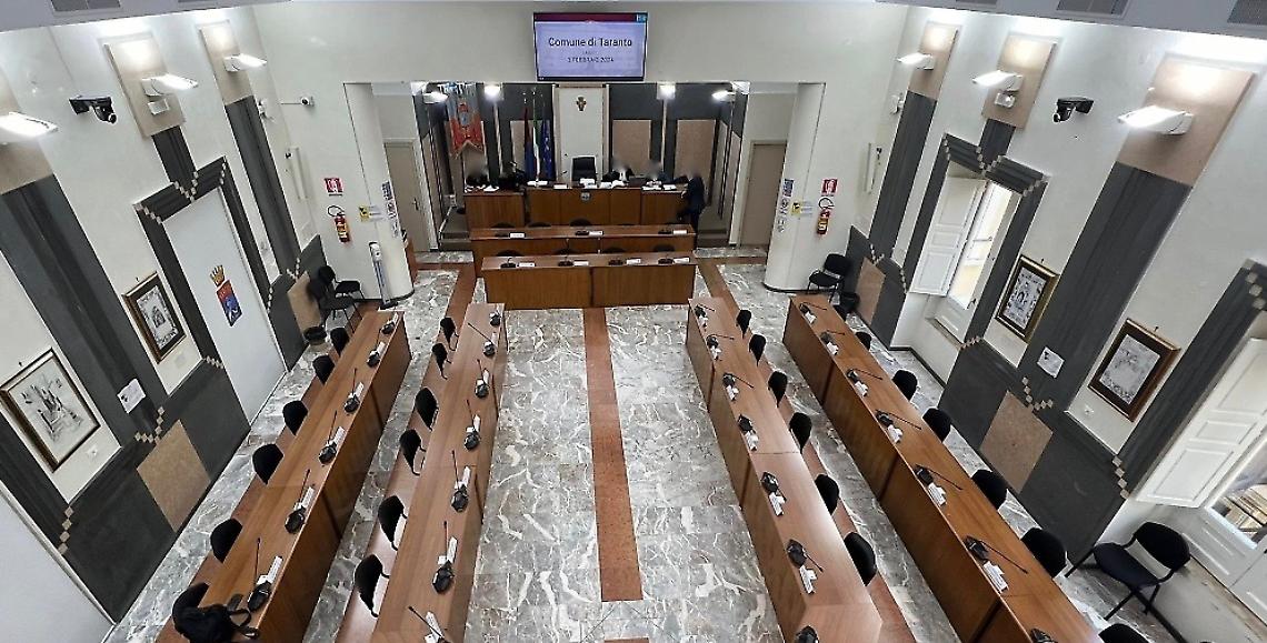 L'aula del consiglio comunale