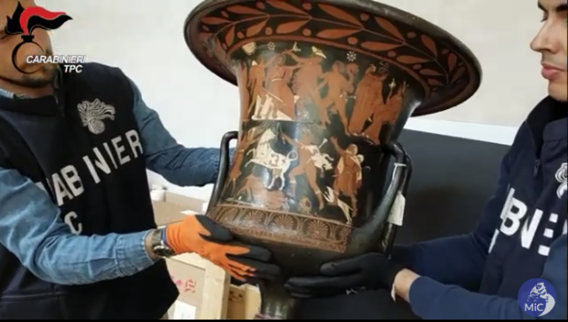 Seicento tra opere e reperti rimpatriati dall'America