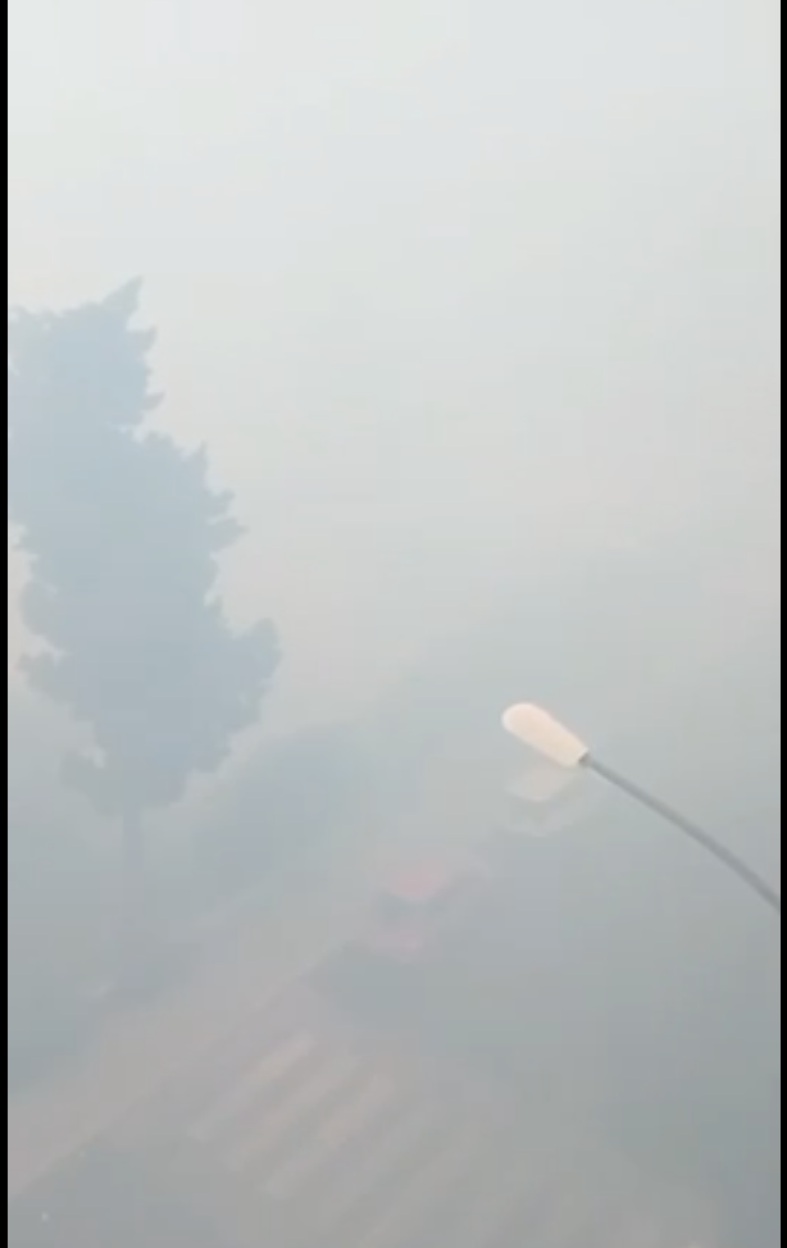 Incendio al rione Tamburi