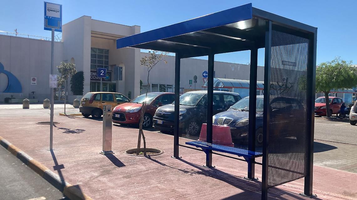 La nuova fermata Ctp a "Porte dello Jonio"