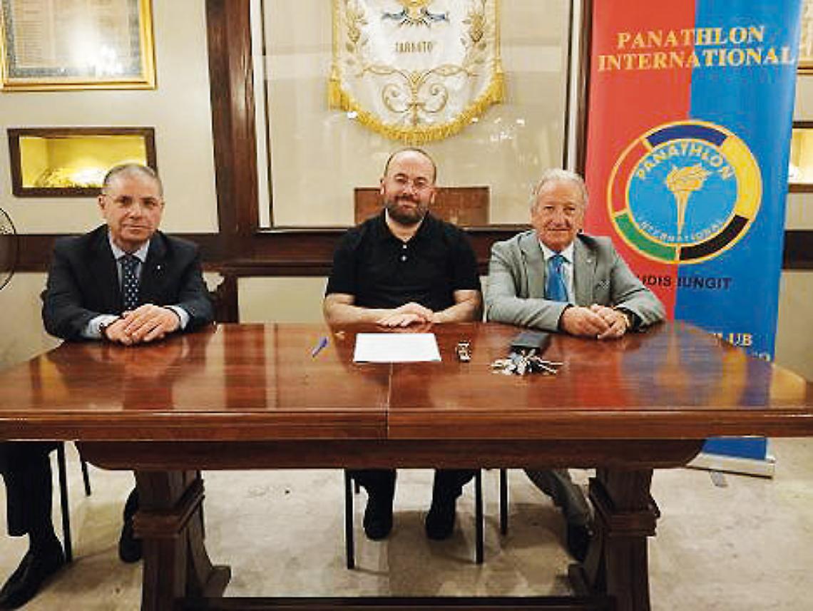 Nella foto da sinistra Mainini, Gerardo, Vozza