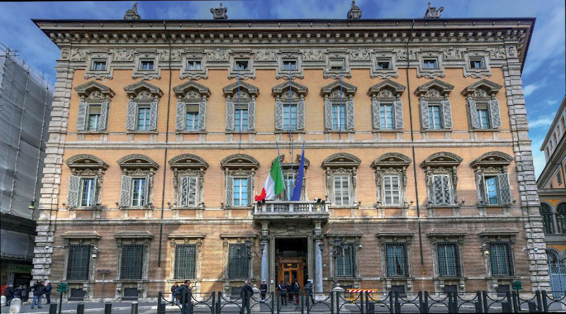 La sede della Corte dei Conti a Roma