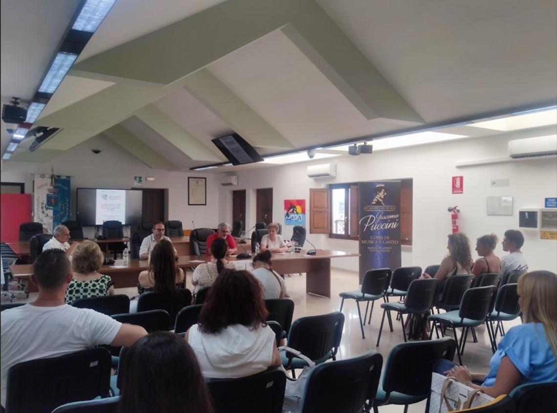 La presentazione del progetto "Arte sospesa"