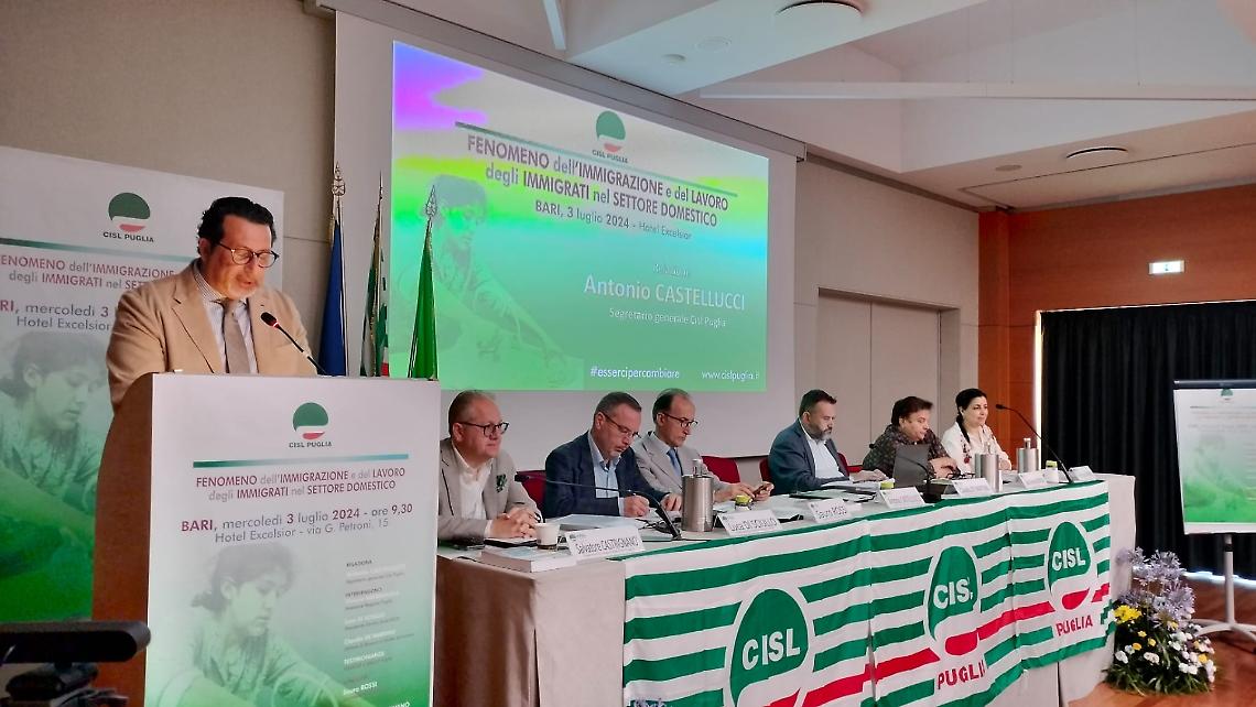 Il convegno su "Fenomeno dell'immigrazione e del lavoro degli immigrati nel settore domestico"