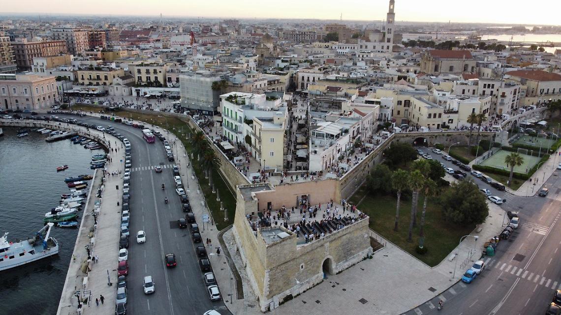 Veduta aerea di Bari