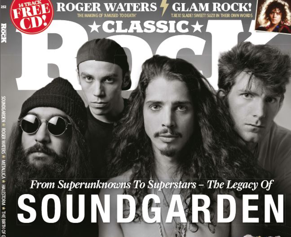 Una copertina di Classic Rock con i Soundgarden