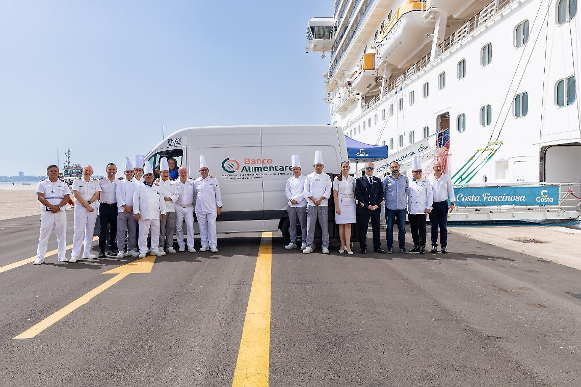 Il programma di donazioni alimentari di Costa Crociere a Taranto