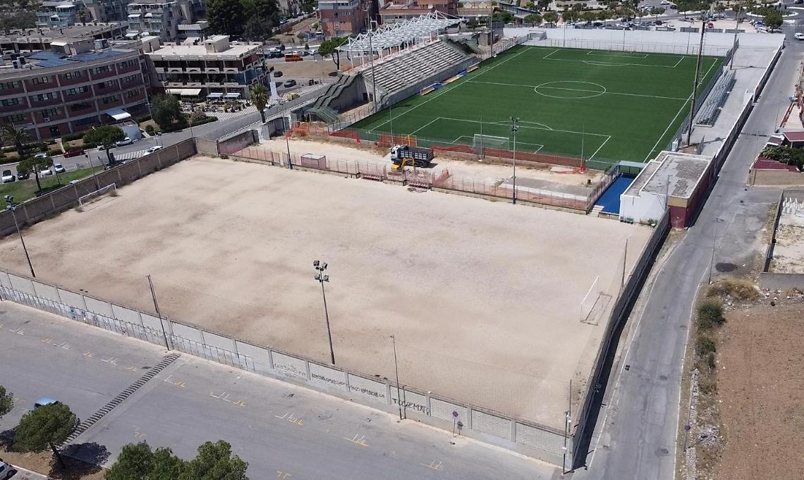 Il campo B dello Stadio Italia” di Massafra 
