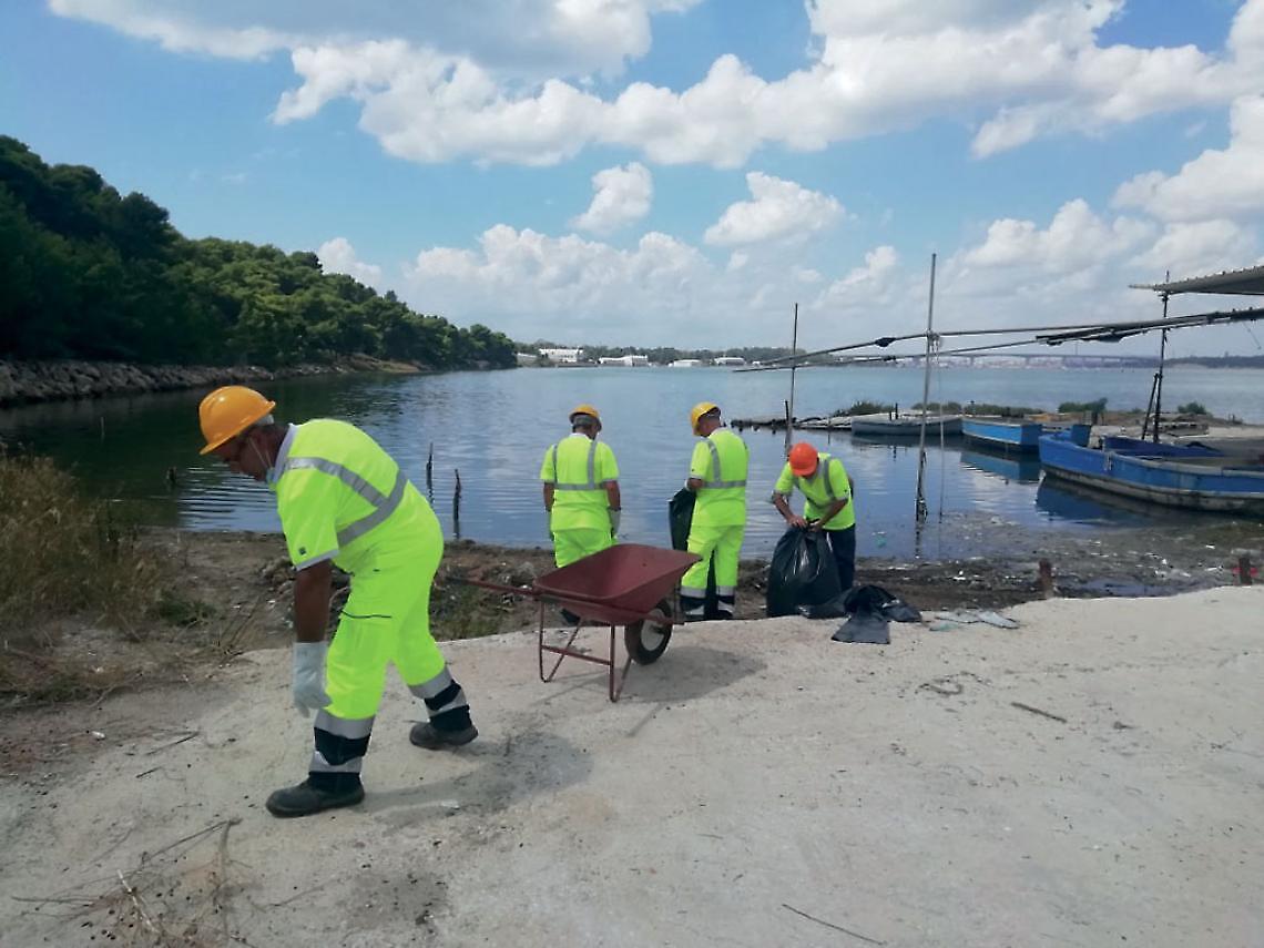 L'attività svolta dai lavoratori ex Isola Verde nell'ambito del progetto Green Passage