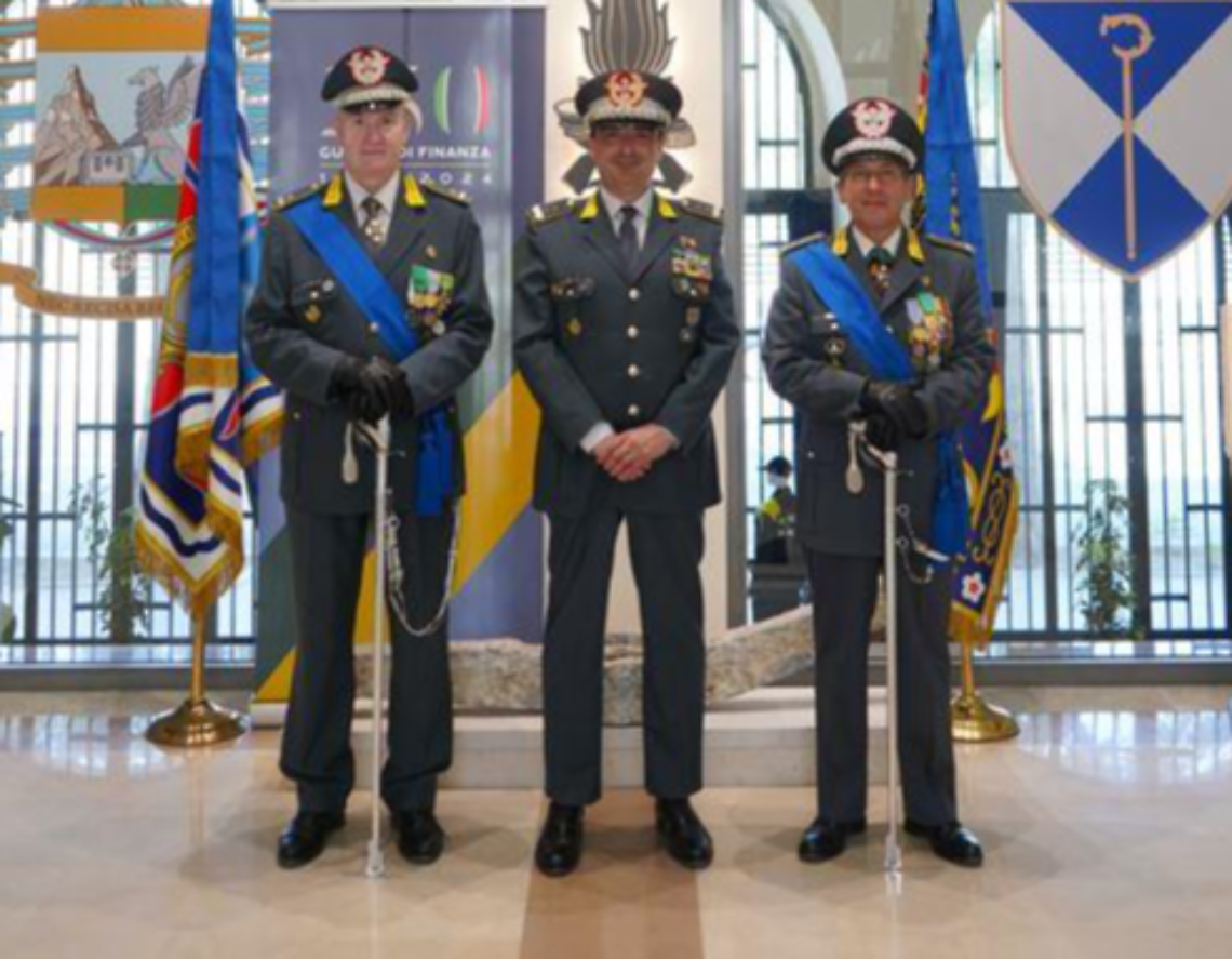 L'avvicendamento nella carica di Capo di Stato Maggiore tra il Generale di Brigata Maurizio P. Favia e il Generale di Brigata Michele Dell'Agli