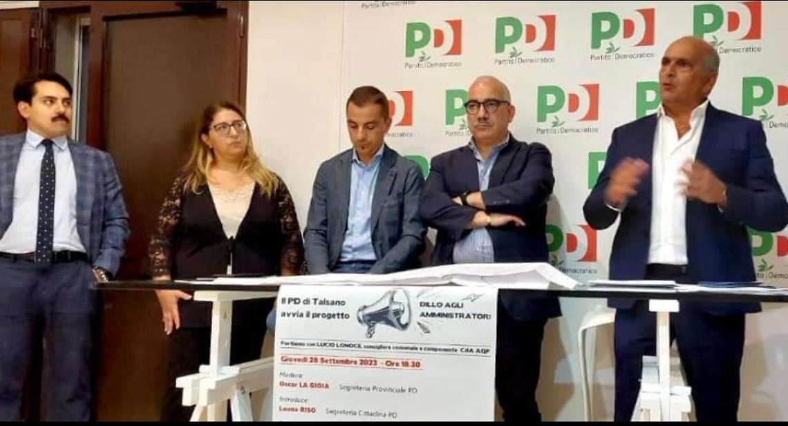 Un’assemblea al Circolo PD Talsano, per discutere di acqua e fogna nel quartiere