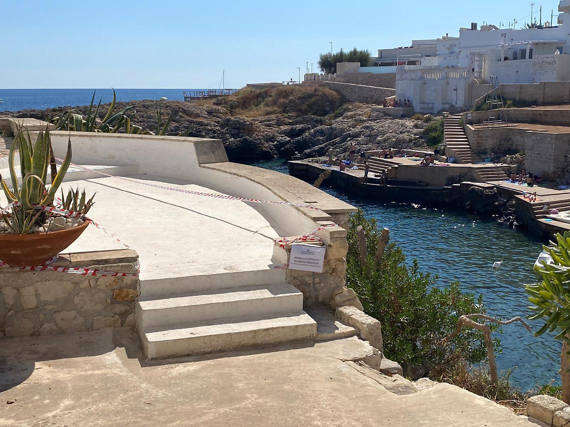 L'area messa sotto sequestro