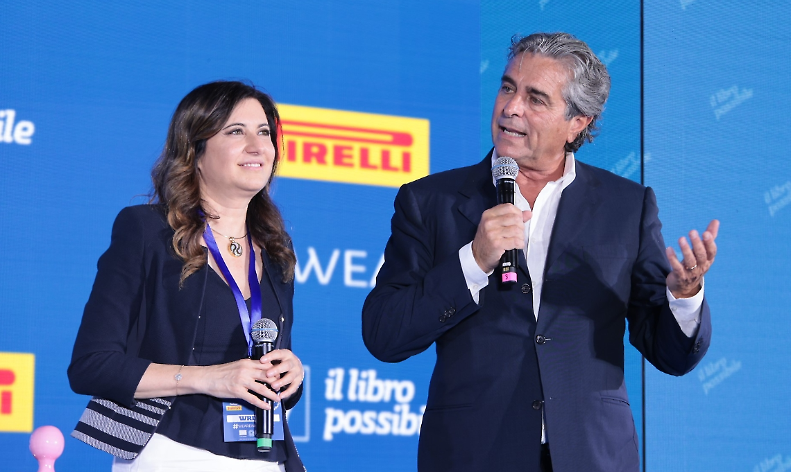 Emanuele di Palma e Cristina Scocchia al Premio Valore Donna