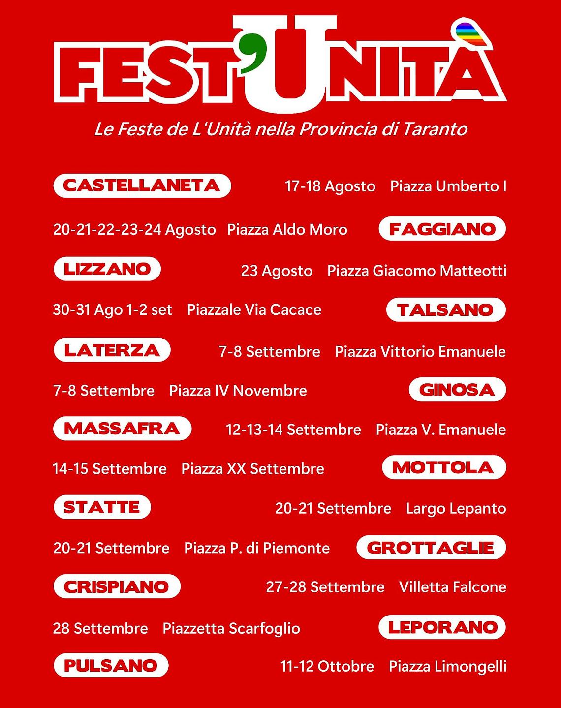Feste de L'Unità