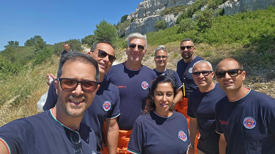 La spedizione pugliese della Protezione civile a Marsiglia