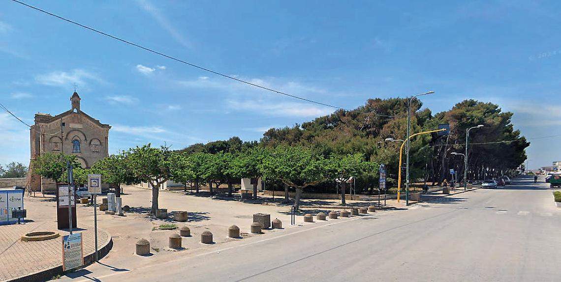 Una veduta di San Pietro in Bevagna
