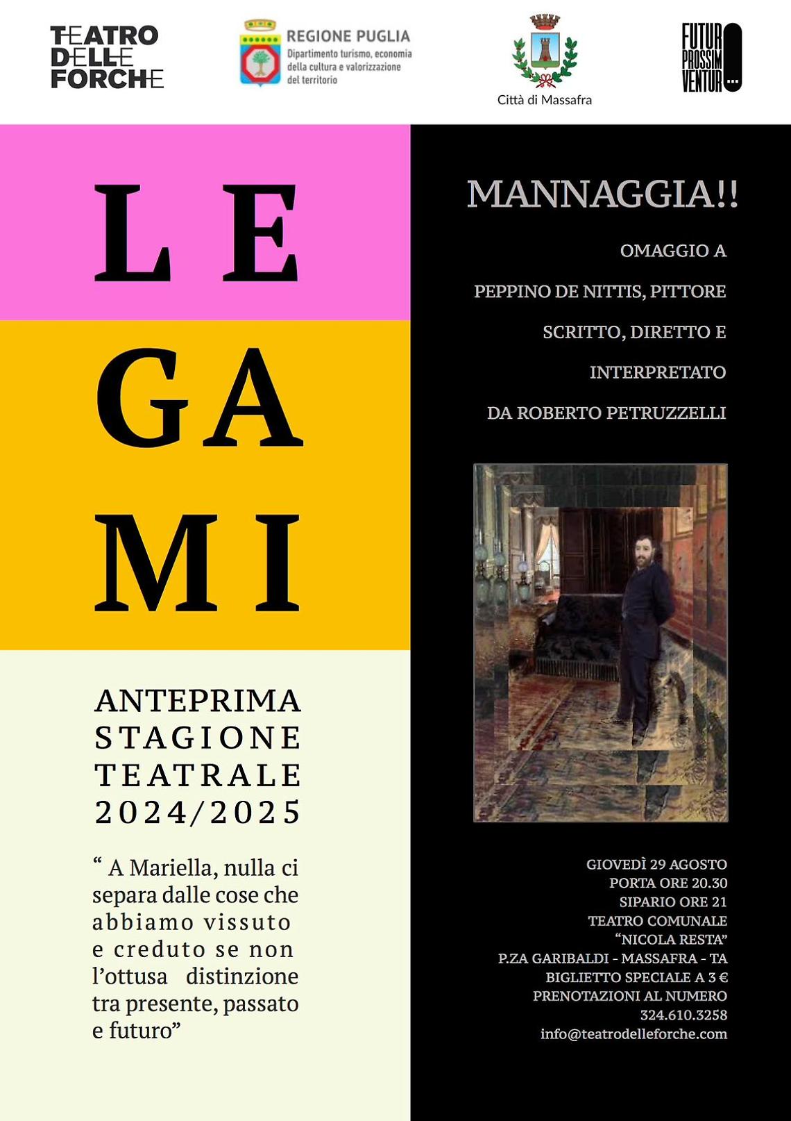La locandina dell'evento