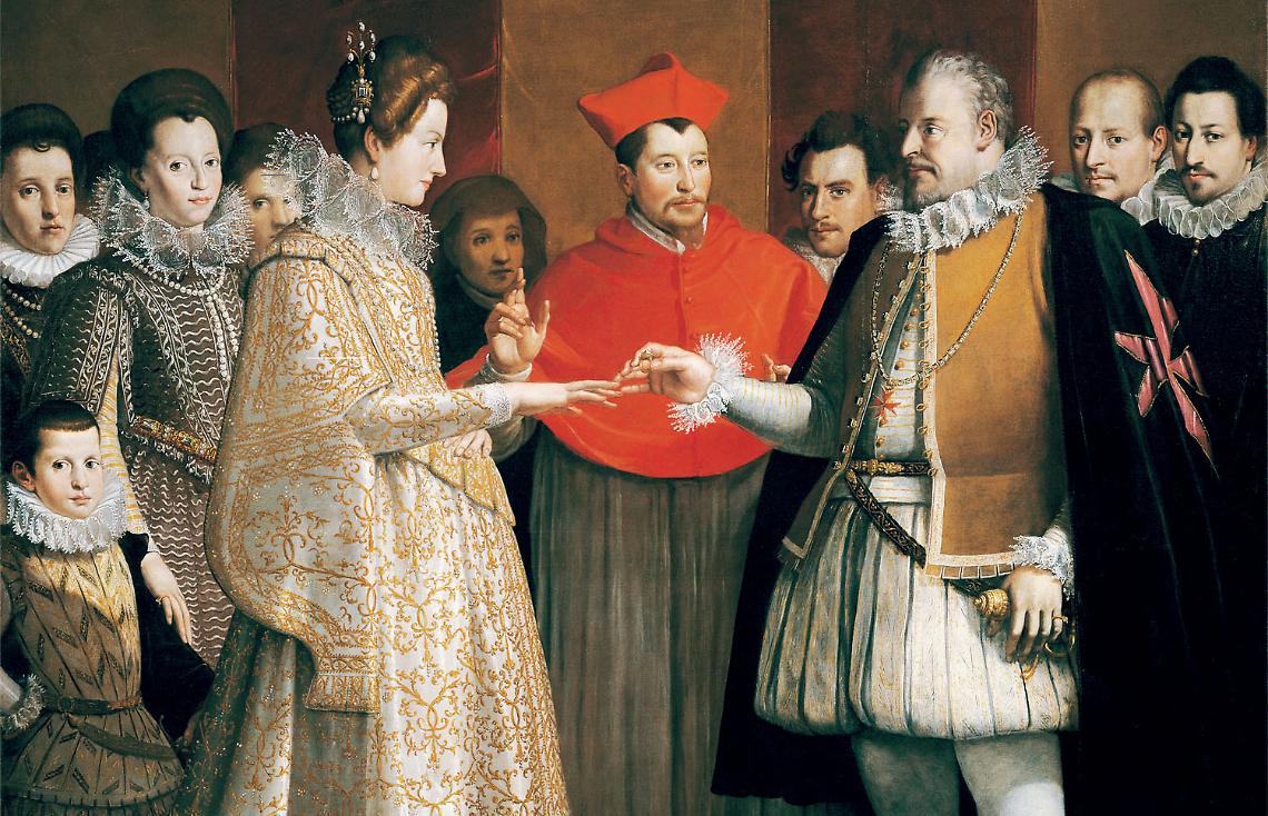 Il matrimonio di Maria de’ Medici con Henry IV, re di Francia