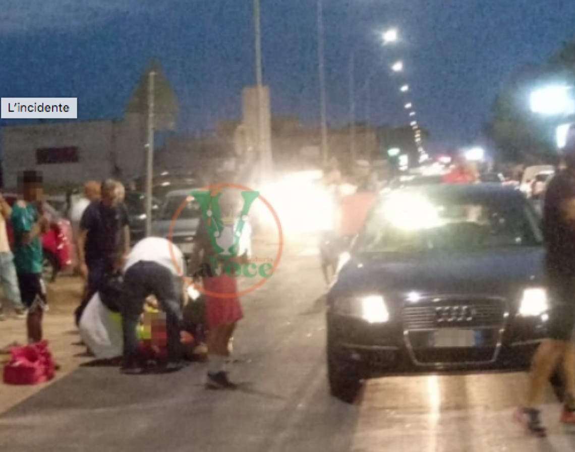 L'investimento a Sava - Foto tratta da La Voce di Manduria