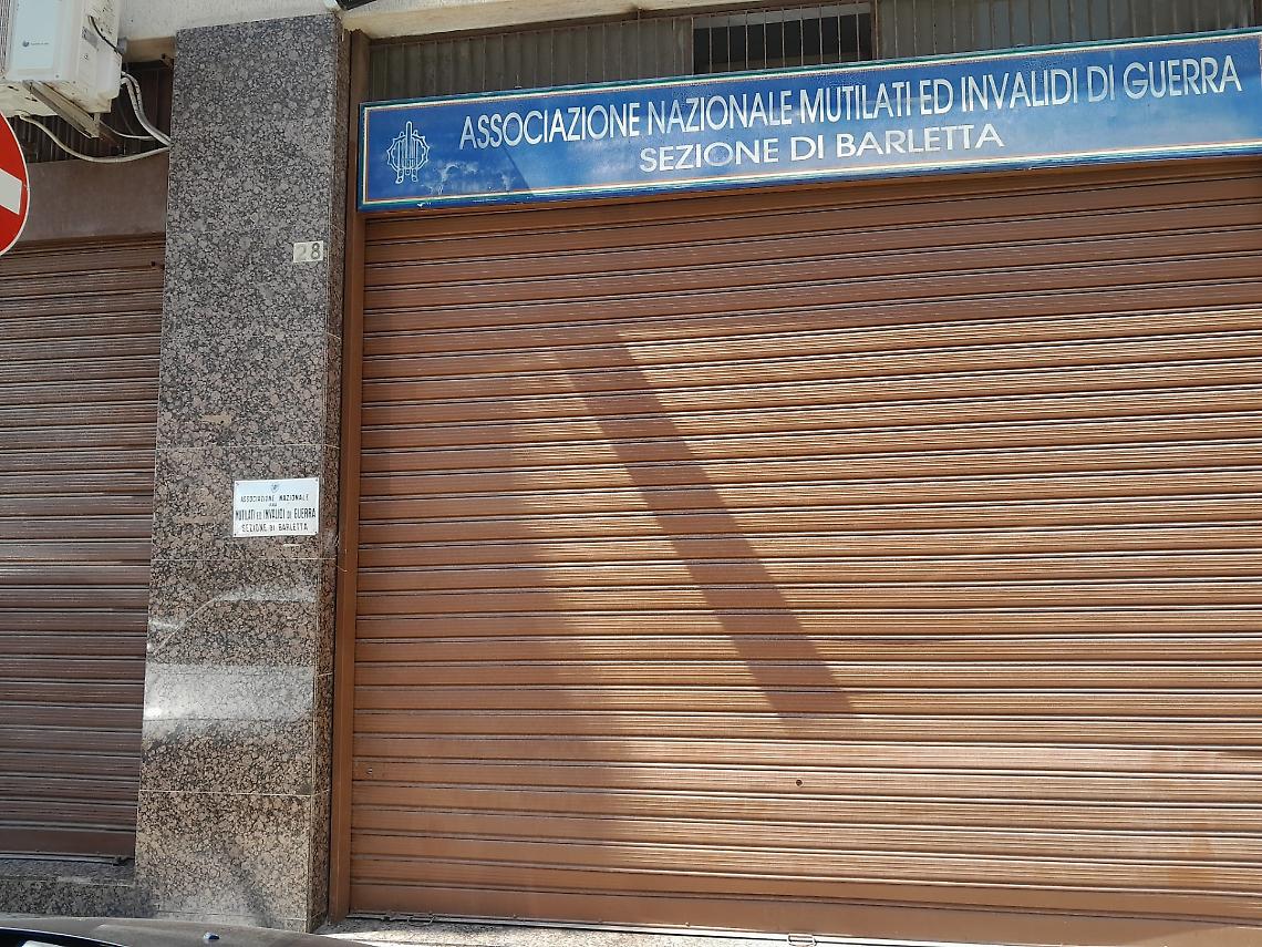 La sede di Barletta dell'Associazione Nazionale fra Mutilati ed Invalidi di Guerra 